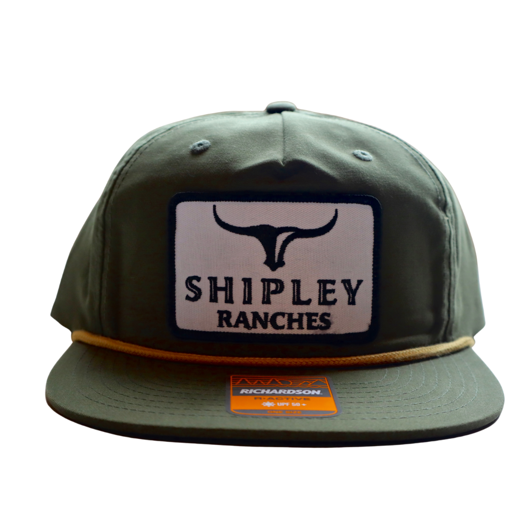 Army Green/Gold Shipley Ranches Cap
