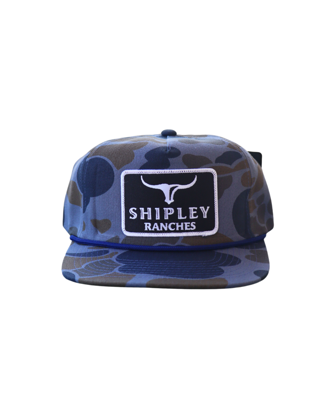 Blue Camo Shipley Ranches Snapback