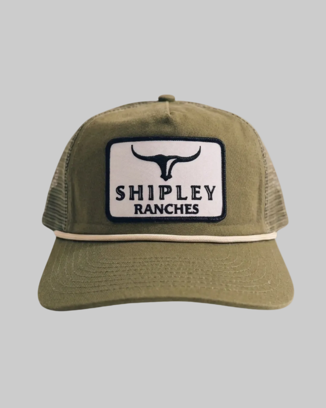 Shipley Ranches | Olive trucker + White Rope