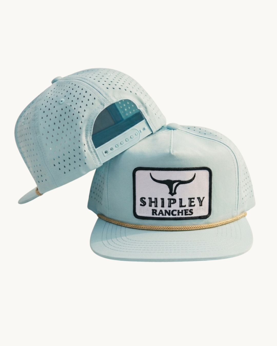 Shipley Ranches | Sky Blue + Tan Rope