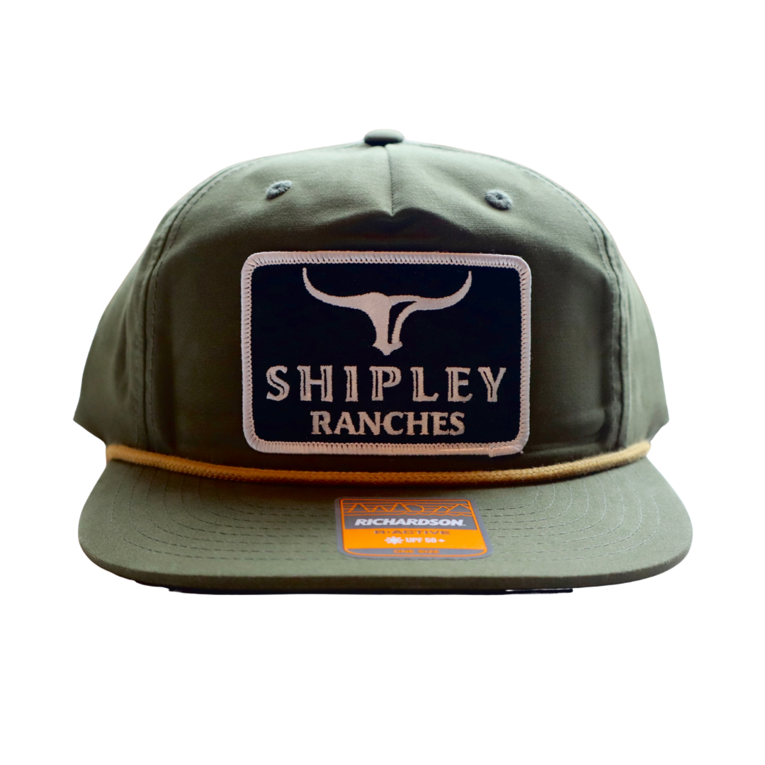 Army Green/Gold Shipley Ranches Cap