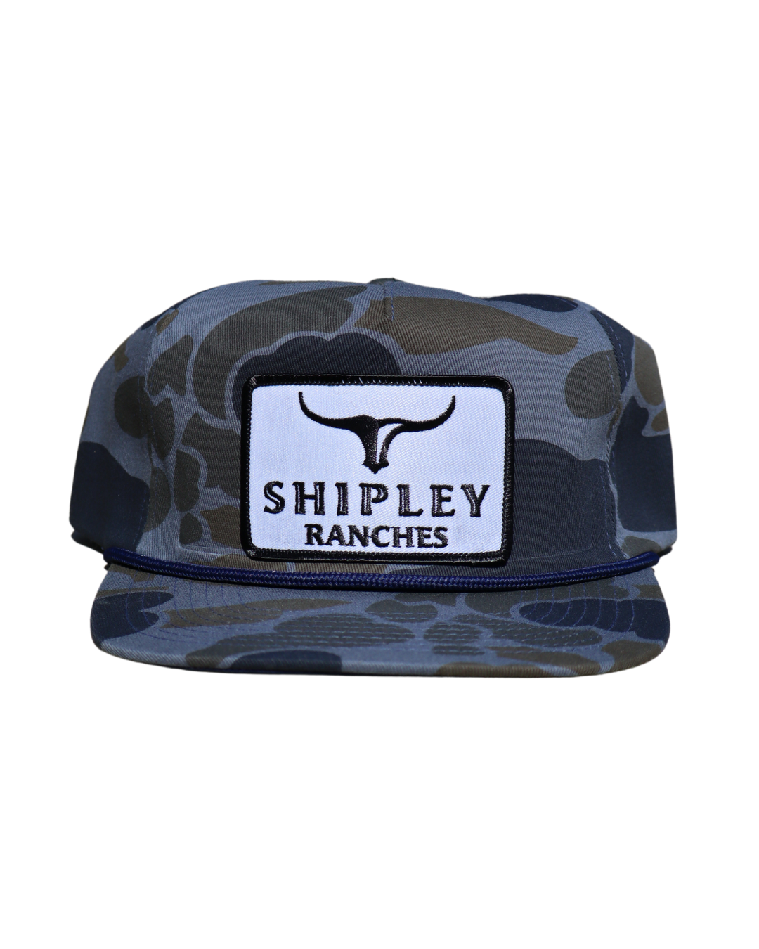 Blue Camo Shipley Ranches Snapback