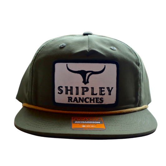 Army Green/Gold Shipley Ranches Cap