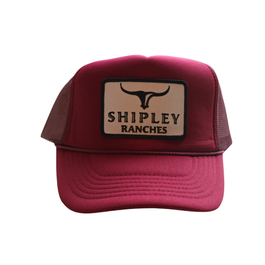 Maroon Shipley Ranches Trucker