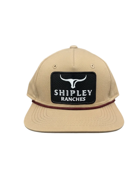 Shipley Ranches | Dark tan/burgundy rope