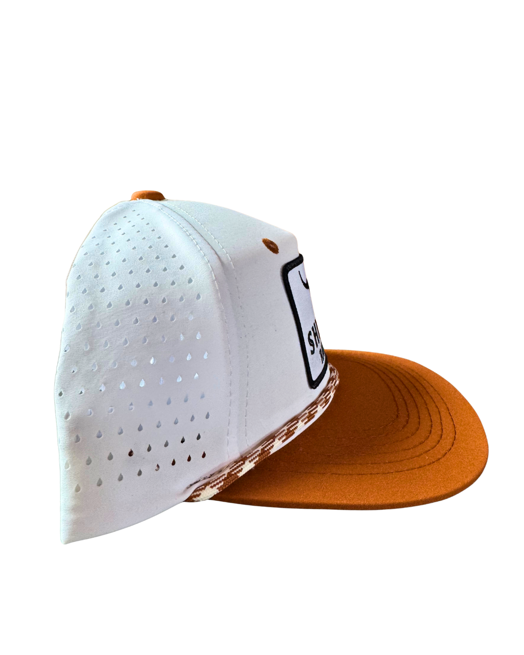 Shipley Ranches Burnt Orange/White twisted rope