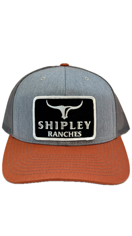 Shipley Ranches- Grey/Burnt Orange