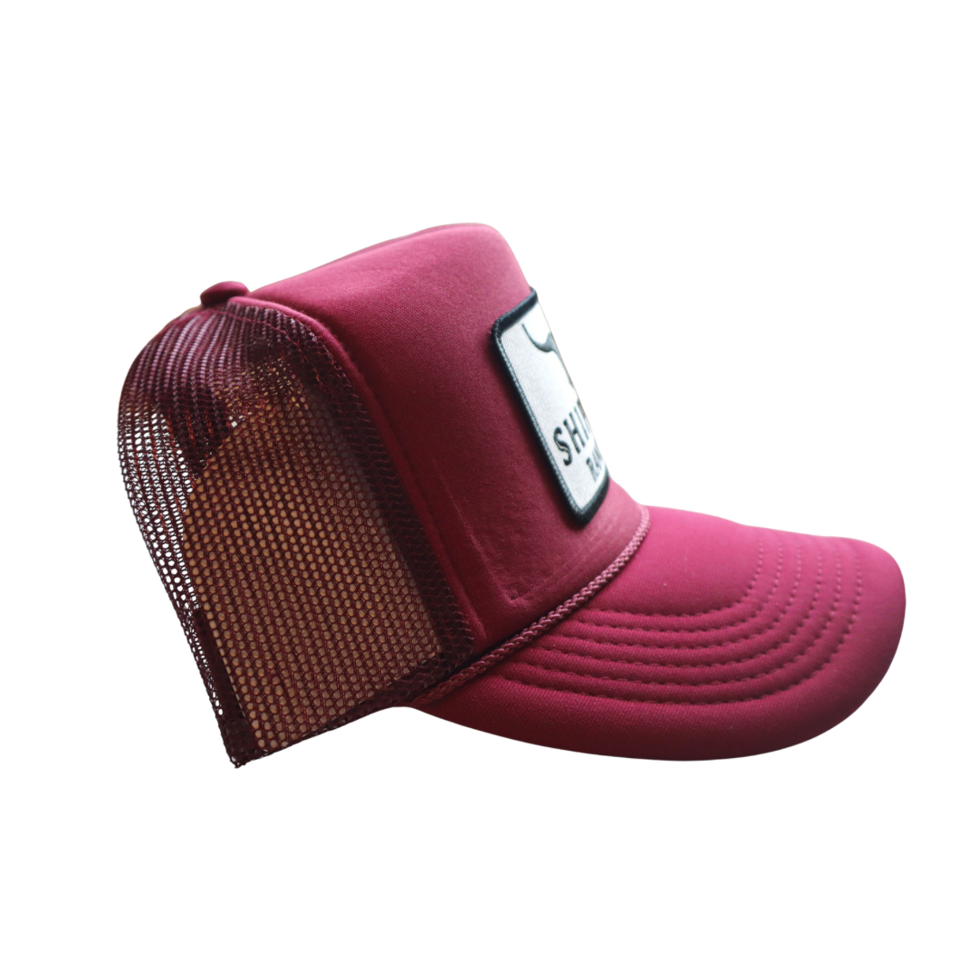 Maroon Shipley Ranches Trucker