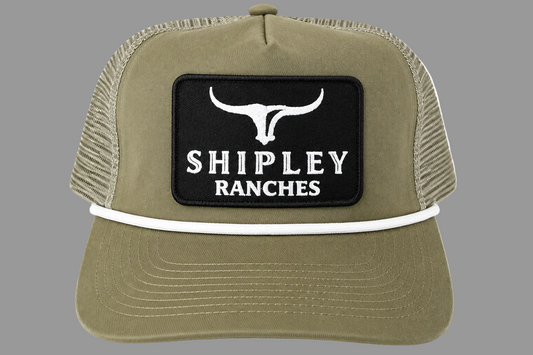 Shipley Ranches | Olive trucker + White Rope