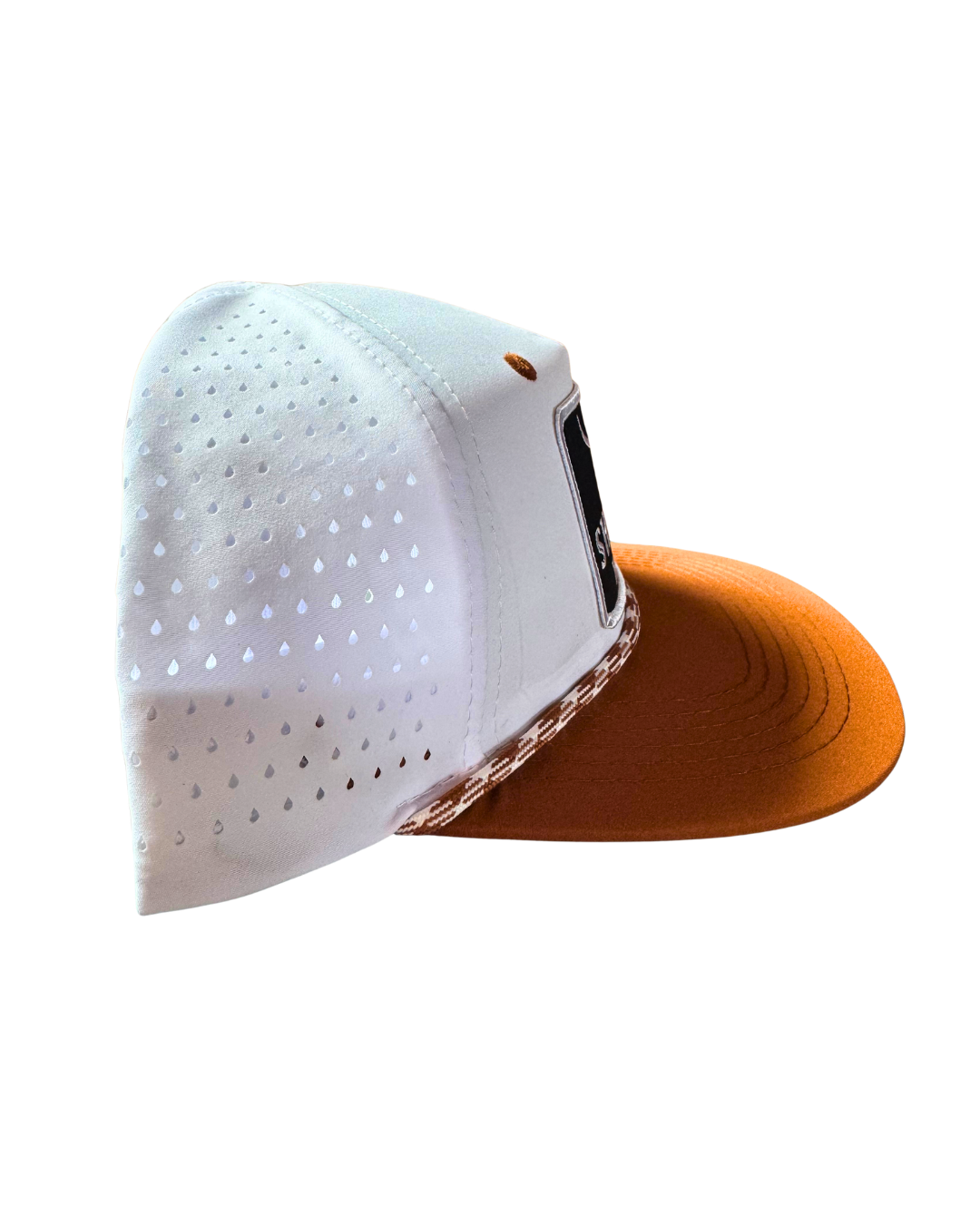 Shipley Ranches Burnt Orange/White twisted rope