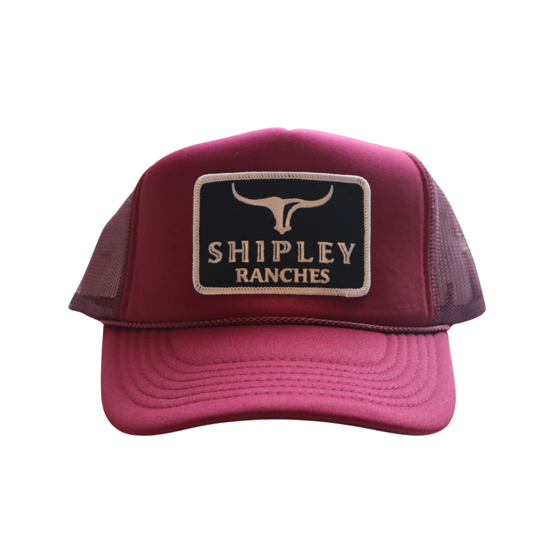 Maroon Shipley Ranches Trucker