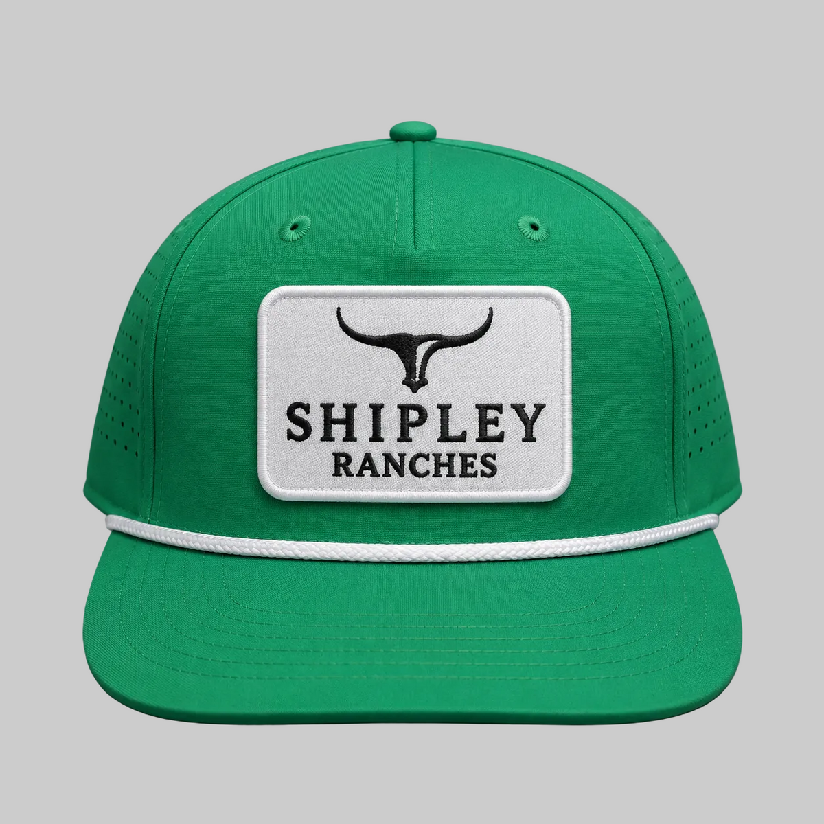 Shipley Ranches | Green + White Rope