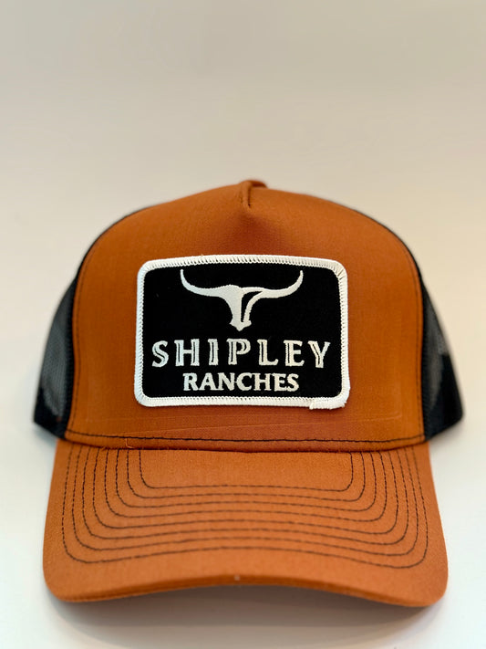 Shipley Ranches- Burnt Orange/Black