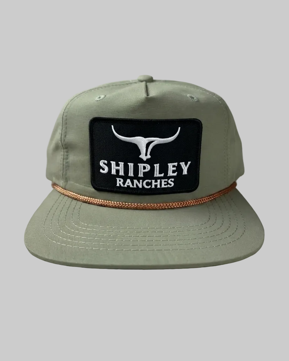 Shipley Ranches Smoke Green/ Burnt Orange Rope