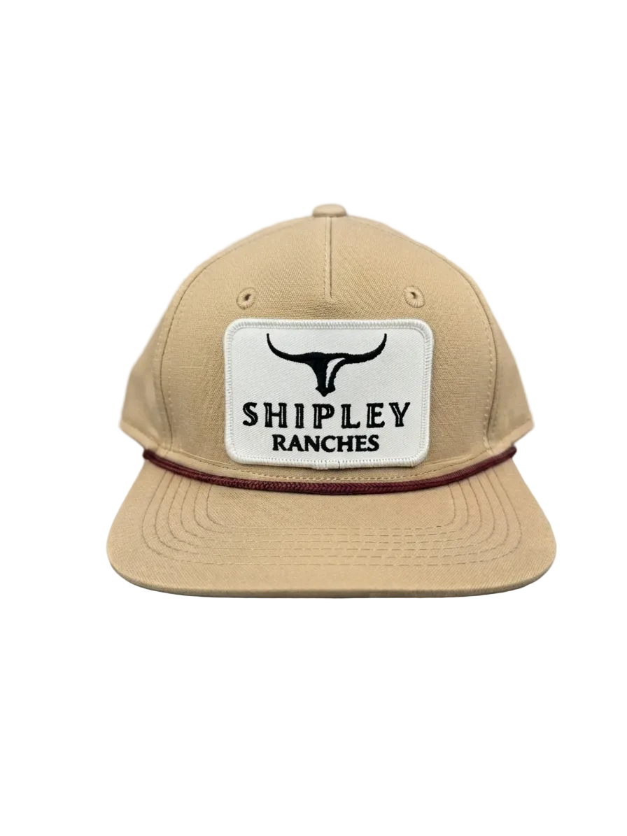 Shipley Ranches | Dark tan/burgundy rope