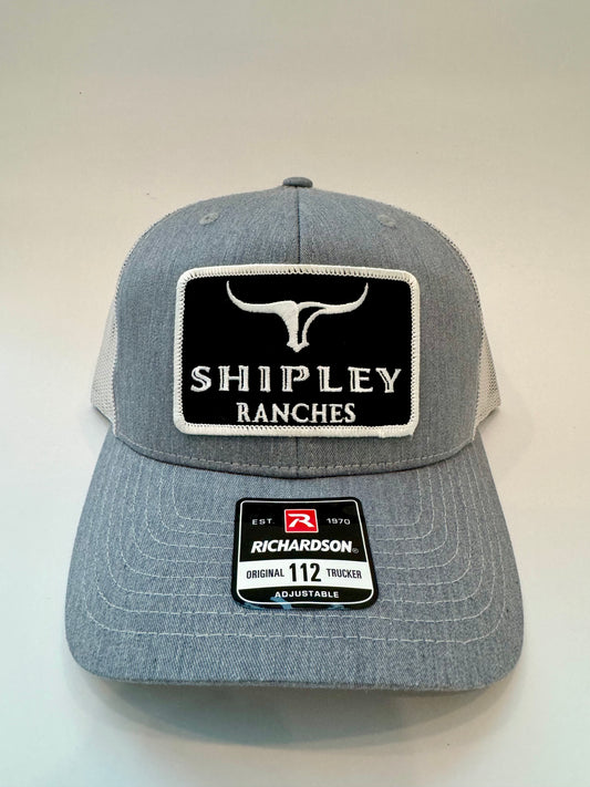 Shipley Ranches- Light Grey/White