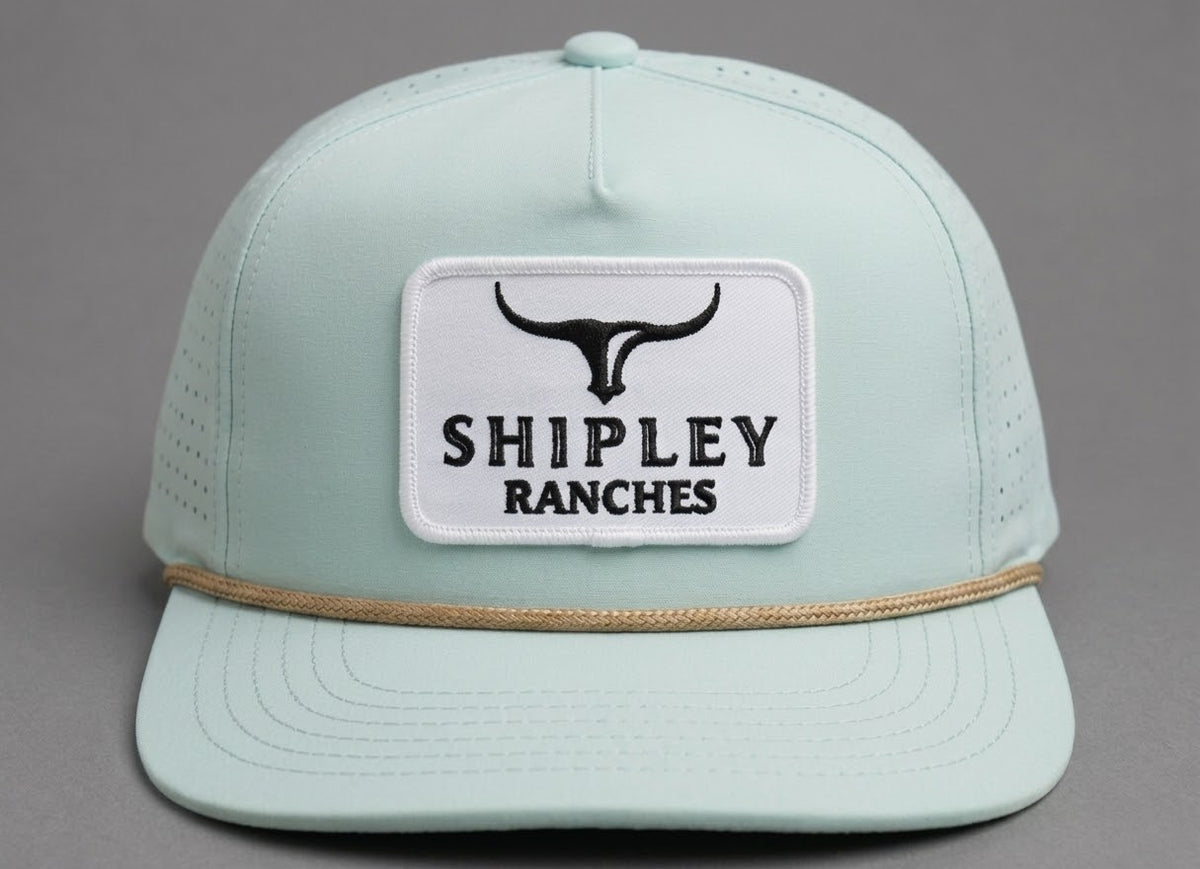 Shipley Ranches | Sky Blue + Tan Rope