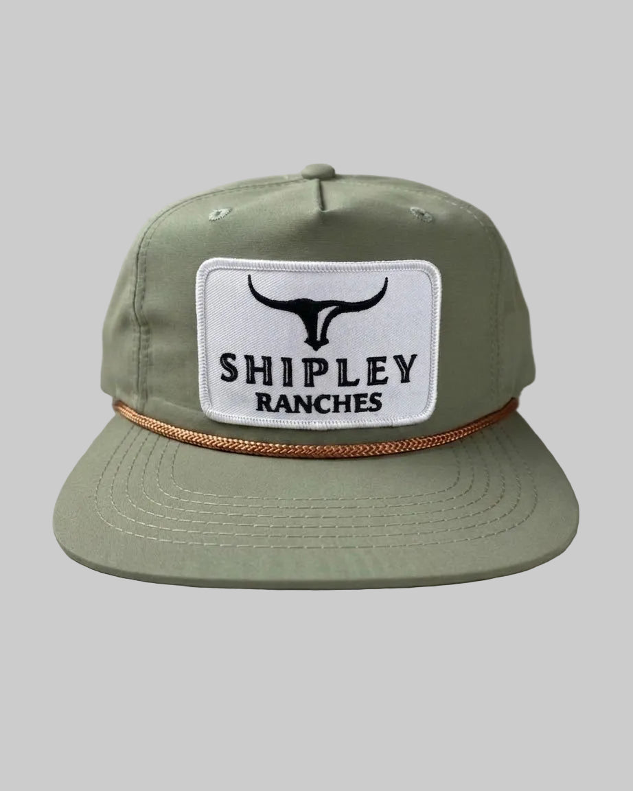 Shipley Ranches Smoke Green/ Burnt Orange Rope